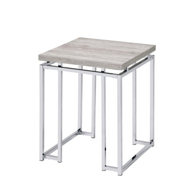 Modern Contemporary End Table Living Room Furniture 1Pc Frame Side Table