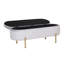 Banc de rangement avec repose-pieds Kronqui-1647107920