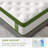 Bedstory 8-Layer Medium Firm Hybrid Mattress with Gel Memory Foam & Convoluted Support - Fiberglass-Free, CertiPUR-US/OEKO-TEX, Dual-Zone Coils-588697114-601444915