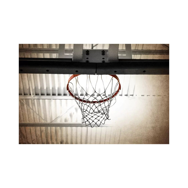 Basketball Hoop Straight On - Wrapped Canvas Print, 20.32cm H x 30.48cm W x 1.91cm D