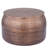 Hammered Metal Coffee Table with Storage, Copper and Brass Antique Finishes, Handcrafted Round Metal Accent Table – 26" Wide   -1207622663