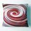 «Beautiful Candy Cane Spiral» - Coussin imprimé abstrait-30730964-30730967