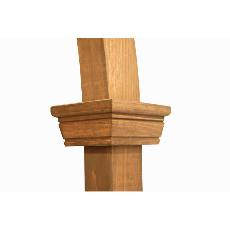 Rosewood Cedar Garden Arbor with Canopy, 88.75"H