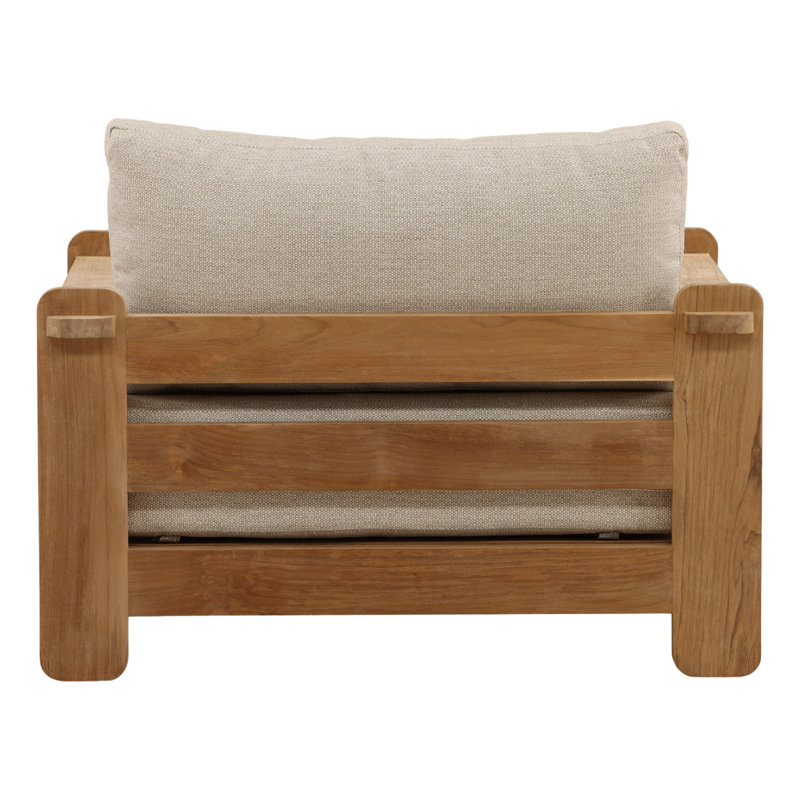 Julie Outdoor Sofa Chair Taupe