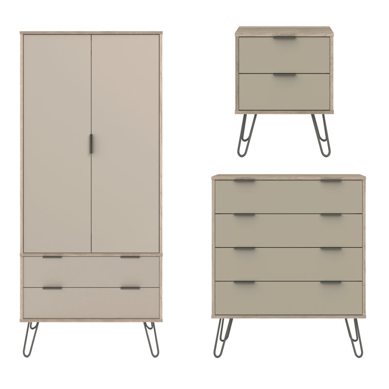 Solid Wood Piece Bedroom Set
