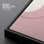 "Pink & Dark & Beige Wavy Shapes", cadre flottant, impression sur toile-63354250-63354251