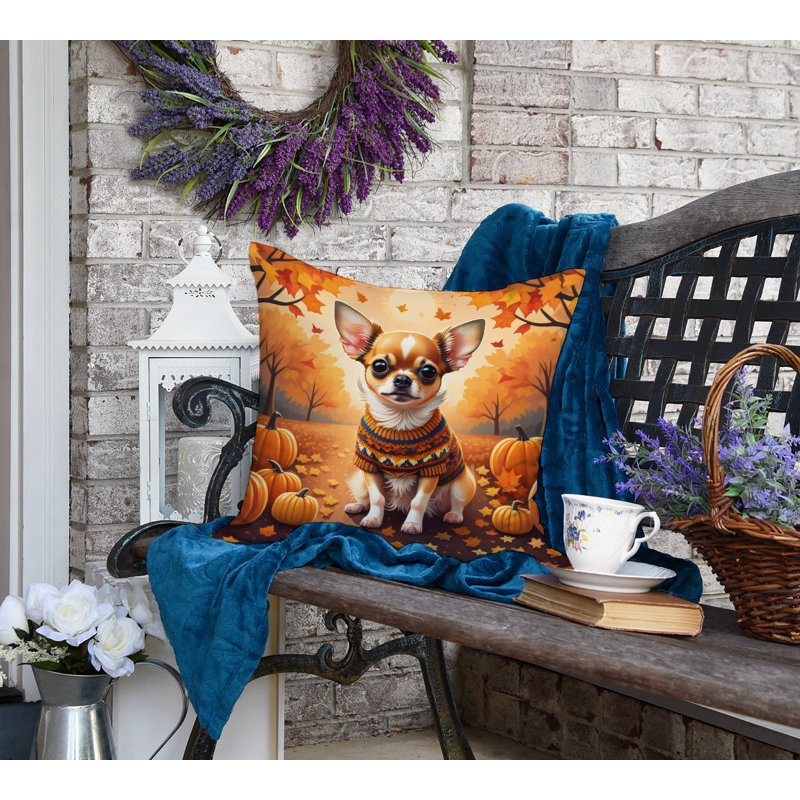  Coussin décoratif intérieur / extérieur en polyester Autre / Sans motif, 18 po x 18 po