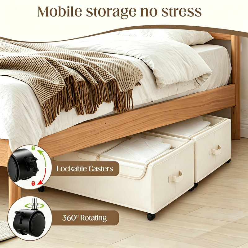 Rebrilliant Underbed Storage, Beige
