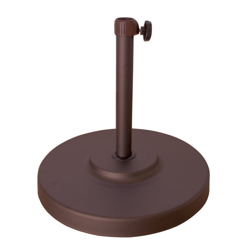 Base de parasol autoportant en métal Harmonee, Bronze