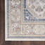 Tapis oriental beige / bleu tissé à la machine-87183756