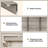 63" Farmhouse Dining Table for 4-6, Rustic Wood Rectangular Kitchen & Dining Room Table for Small Spaces or Apartments-765711533