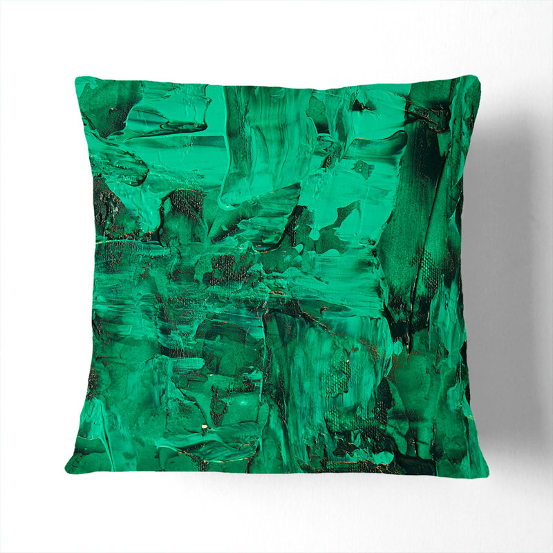 Abstract Square Cushion, White, 55 x 55 cm