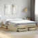 Vidaxl Bed Frame With Drawers Engineered Wood