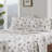 Queen Sheet Gray Deer Toile 4 Pcs 100% Cotton Flannel Soft Velvet Feel 12" Queen 14" Depth Fitted Elasticized For Good Fit Machine Washable-126015671
