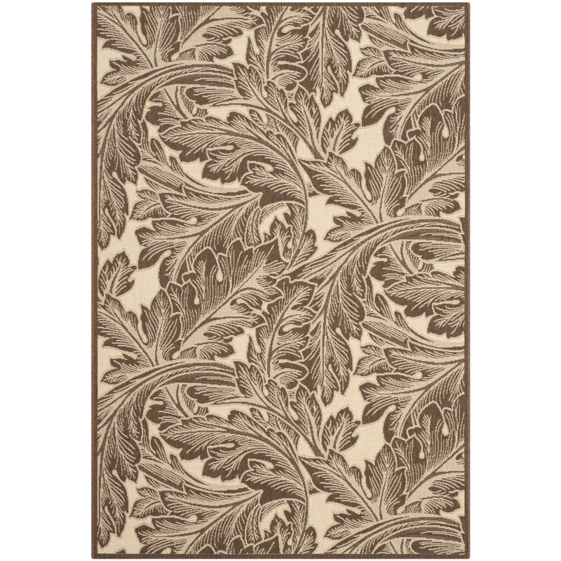 Herefordshire Performance Floral Indoor/Outdoor Area Rug, Rectangle 6'7" x 9'6"