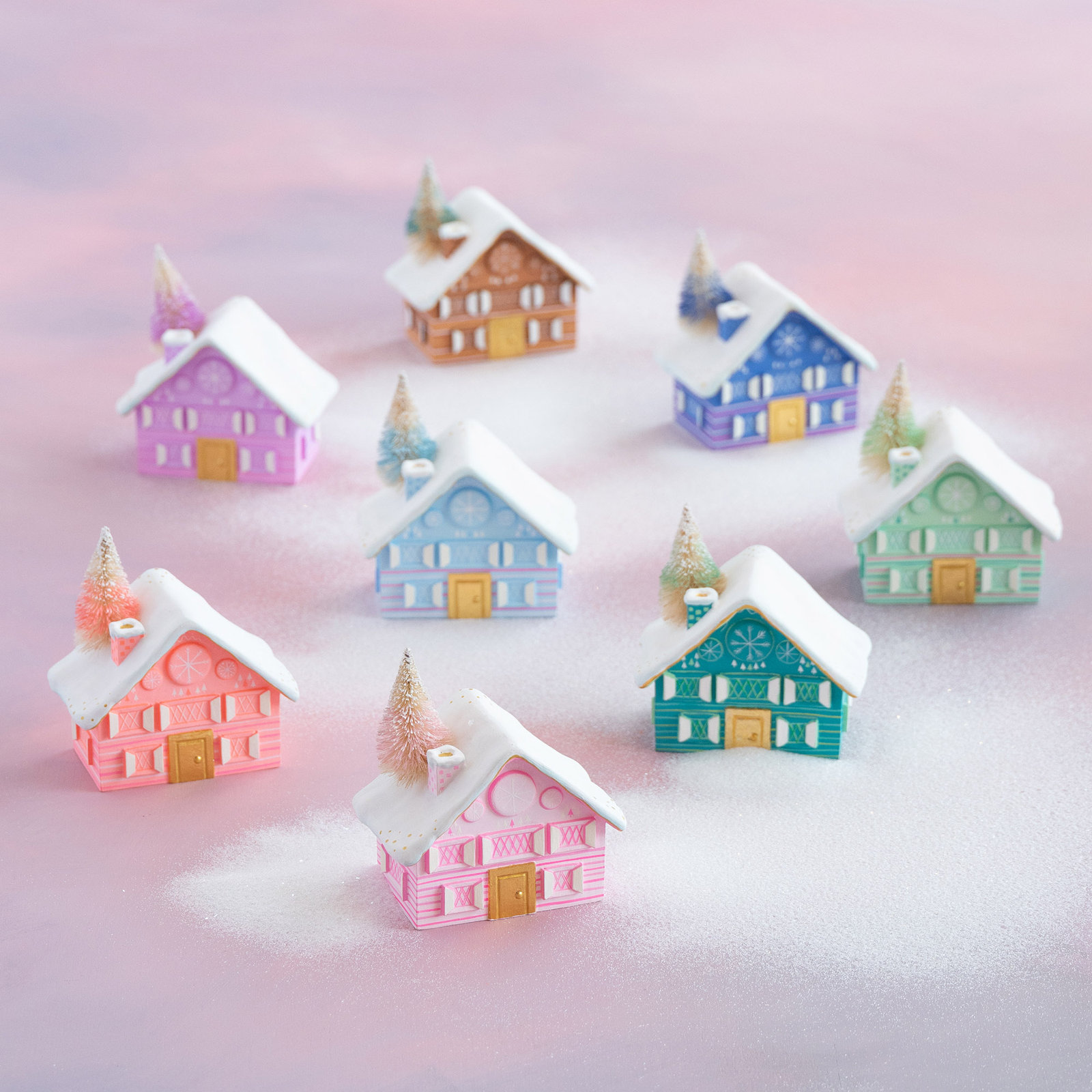 Chalet Tabletop Decor, Coral