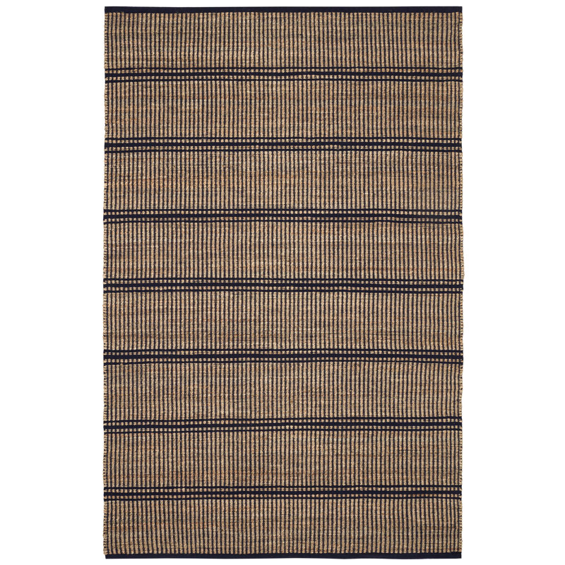 Arbor Ivory Handwoven Jute Rug, Rectangle 5' x 8', Ivory