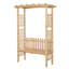 Banc de jardin en bois Sasser