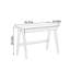 Petit bureau d'écriture rétro en bois d'hévéa-639091591