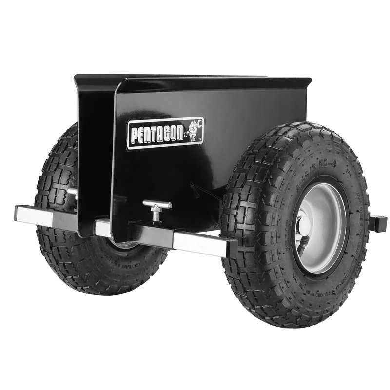 Pentagon Tools Drywall Cart - Holds up to 600lbs - Door Dolly with 10-inch Inflatable Wheels