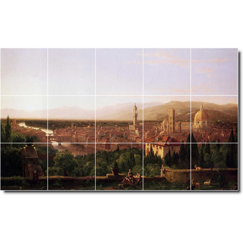 Carreau de peinture murale 40 po x 24 po 8 po x 8 po, City 01908