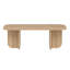 Table basse moderne en chêne saphir 47,2 po x 16,3 po x 16,3 po | 100% panneau de particules enduit de mélamine, épaisseur: 0,7 pouce | Design élégant et durable pour le salon, finition élégante de couleur unie-486838248-486838251