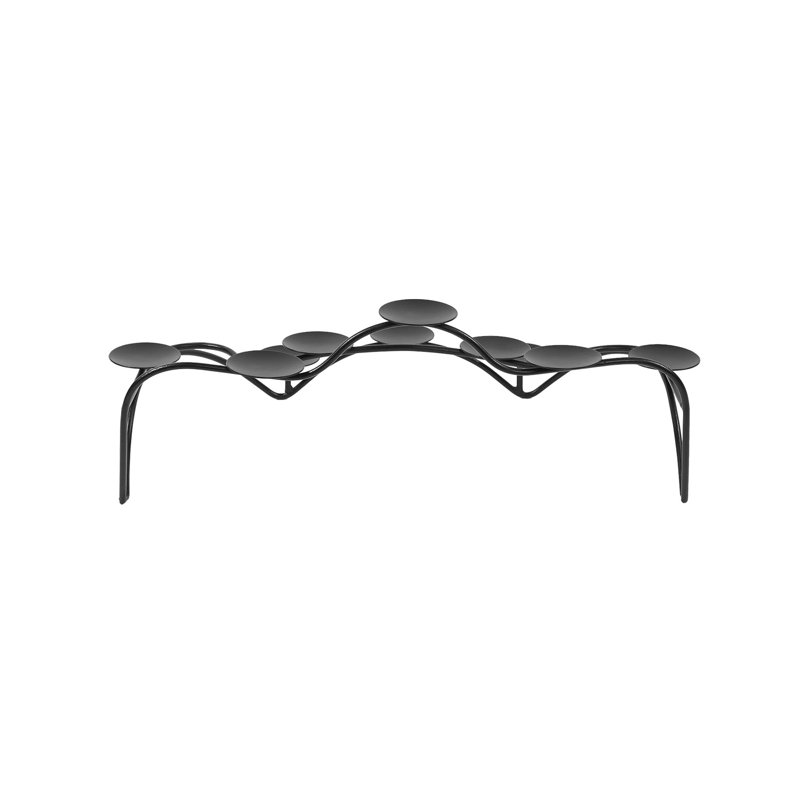 Heart 10.5'' H Metal Tabletop Candelabra