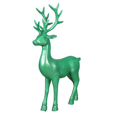 Cerf debout (vert)