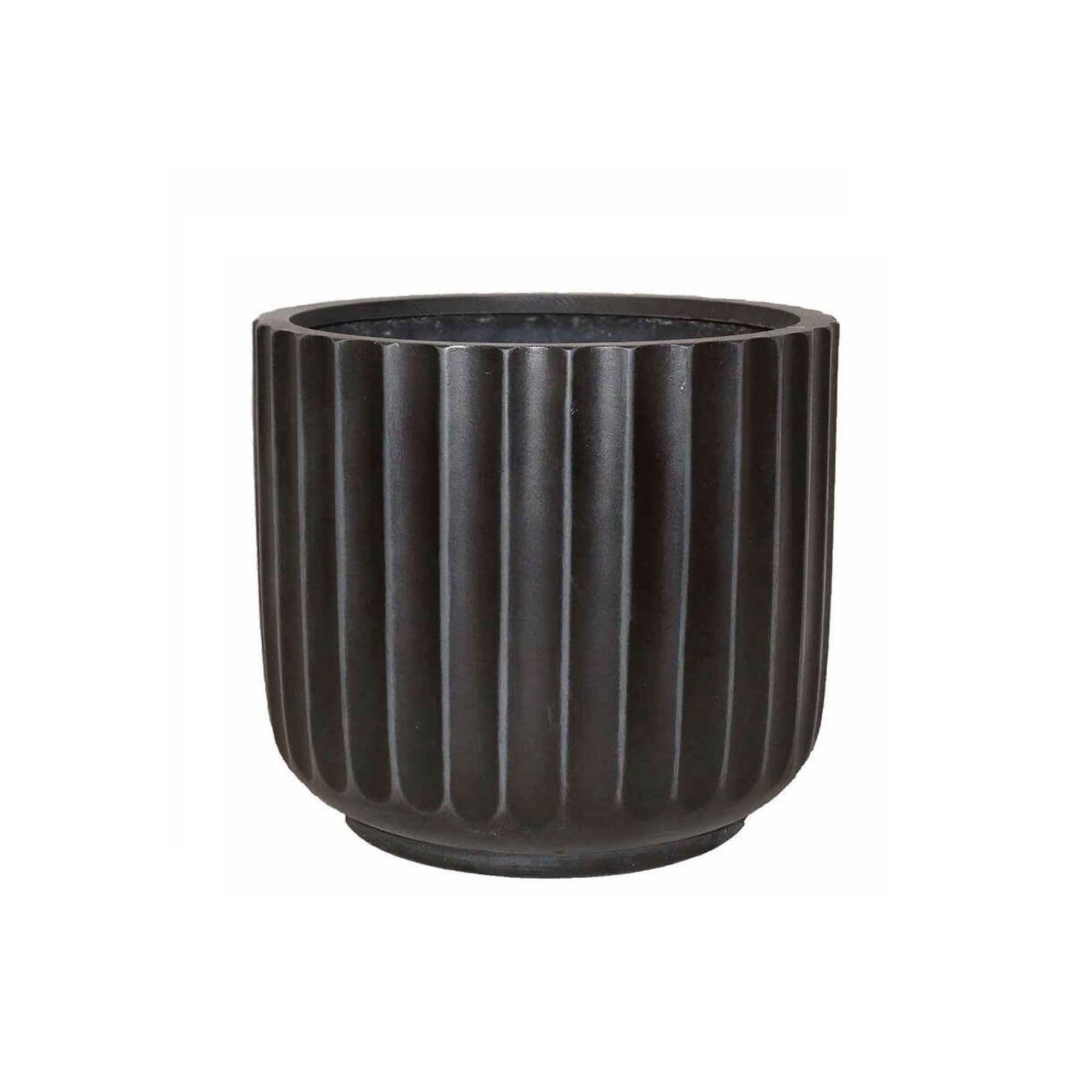 Allenville Fiberstone Planter, 12.5" H x 14" W x 14" D, Tan