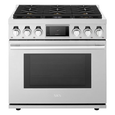 36-Inch Gas Pro Range With 6 Burners