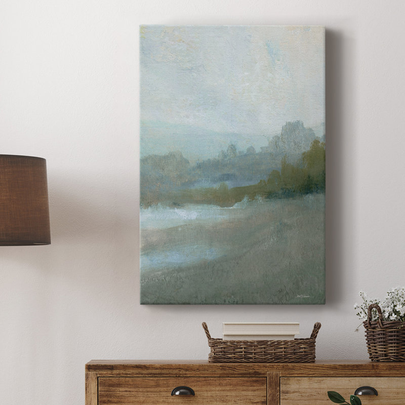 Azure Valley II - galerie Cavas sur mesure, H 18 po x l 12 po