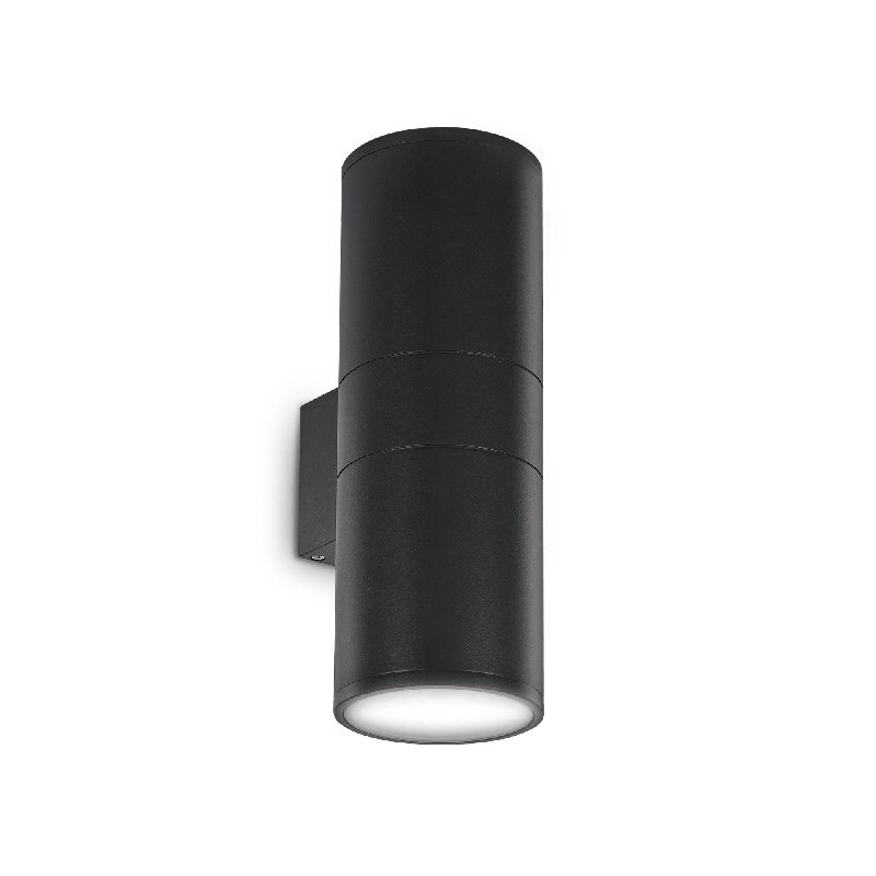 Gun 9cm H Outdoor Flush Mount, Black