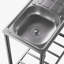 Belfry Kitchen Pugmire W Single Bowl Stainless Steel Kitchen Sink-915830909