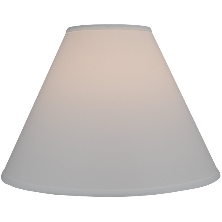 12.75" H x 19" W Empire Lamp Shade - (Spider Attachment) in Pleated Mushroom