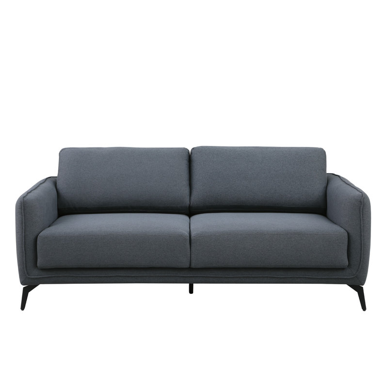 Chari Living Room Set, Chari Dark Grey Fabric