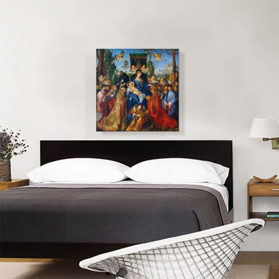 " Feast Of Rose Garlands 1506 " by Albrecht Durer Painting Print