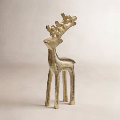 Large Reindeer Silhouette Figurine
