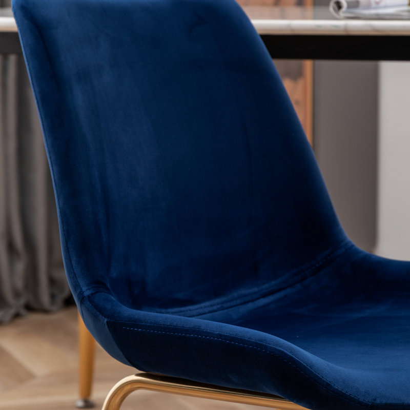 Ensemble de 2 chaises de salle à manger Aufurr, Bleu