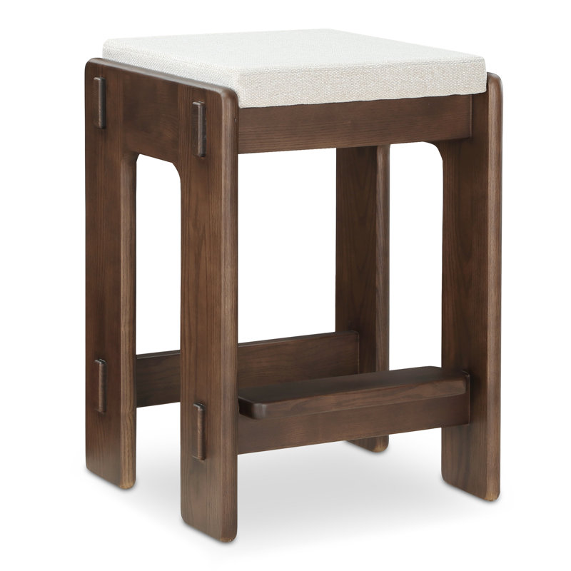 Ashby Counter Stool Walnut Stained Ash Beige