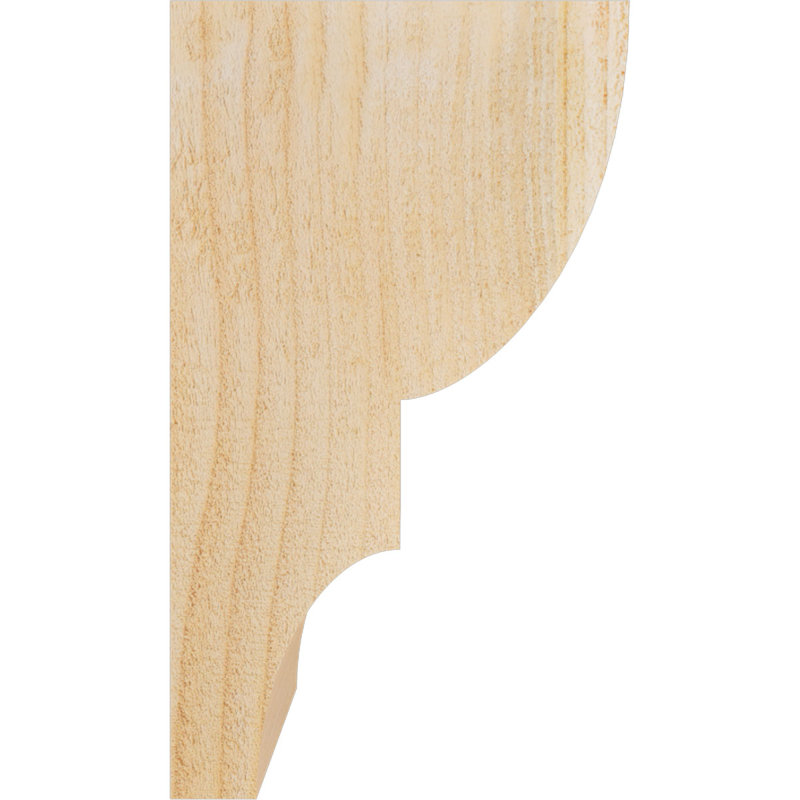 Corbeau Ridgewood, H 10 po x l 4 po x P 6 po, Sapin de Douglas, Sciage brut