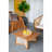 27.6X27.6X13.8" Teak Coffee Table