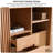 Modern Simple Sliding Door Wooden Sideboard