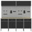Work Cabinet Set with Storage Manual-643106833