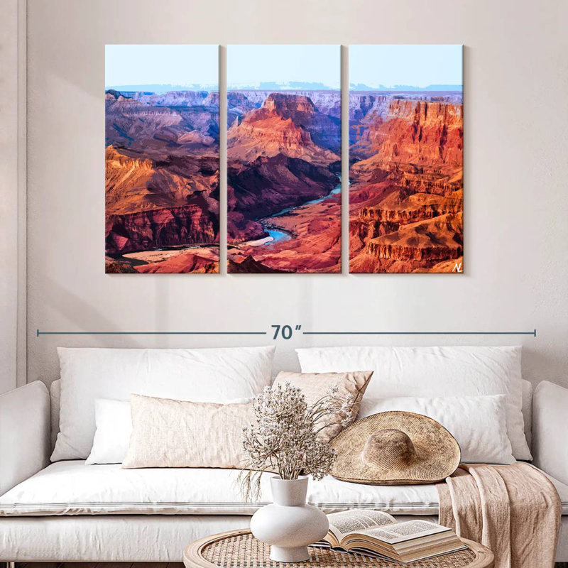Illustration du Grand Canyon d'Alvord II, H 32 po x l 50 po