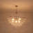 8 - Light Clear Glass Bubble Dimmable Chandelier