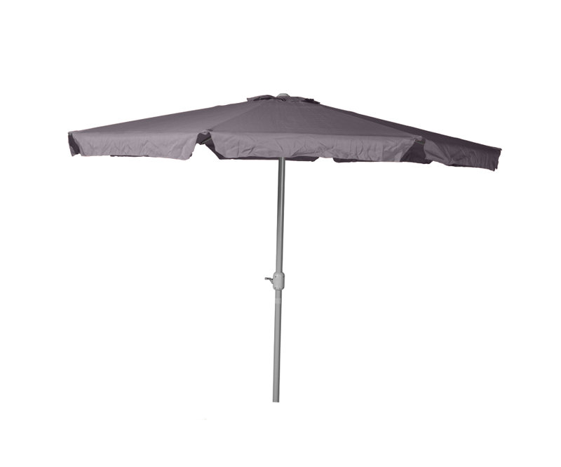 Myrtle 300cm Market Parasol, Grey