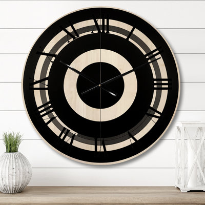 Anastashia Solid Wood Wall Clock