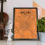 Milan City Map - No Frame Print-2008575088