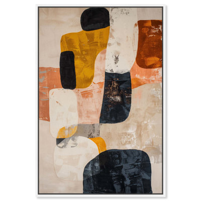 Asphodel Boho Neutral Abstract Wall Art by Art Remedy