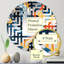 Miroir mural Celestial Harmony Cosmic Flow-101221865
